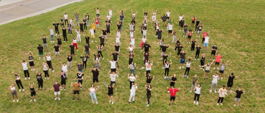 Unser Corono Konformes Gruppenfoto