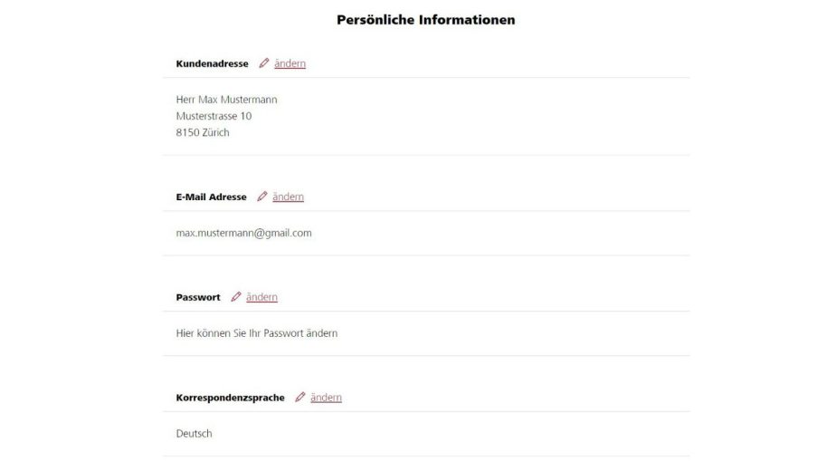 Persönliche-Informationen