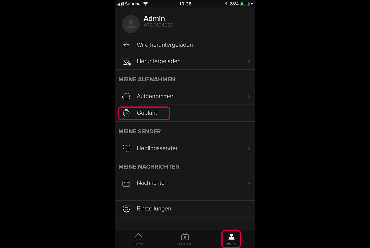 Sunrise Tv Neo Und Tv Neo Max Nutzung Und Dienste Sunrise Hilfe