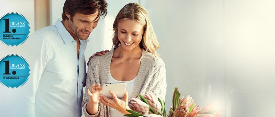 Sunrise TV und Sunrise Mobile auf dem 1. Platz