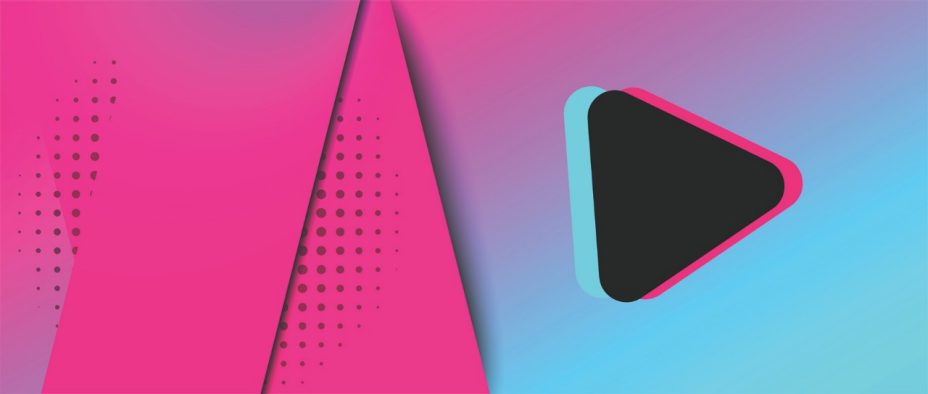 Colored modern background in the style of the social network. Digital background. Stream cover. Social media concept. Vector illustration.