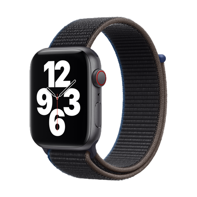 Apple Watch SE 44mm Space Gray Charcoal Loop