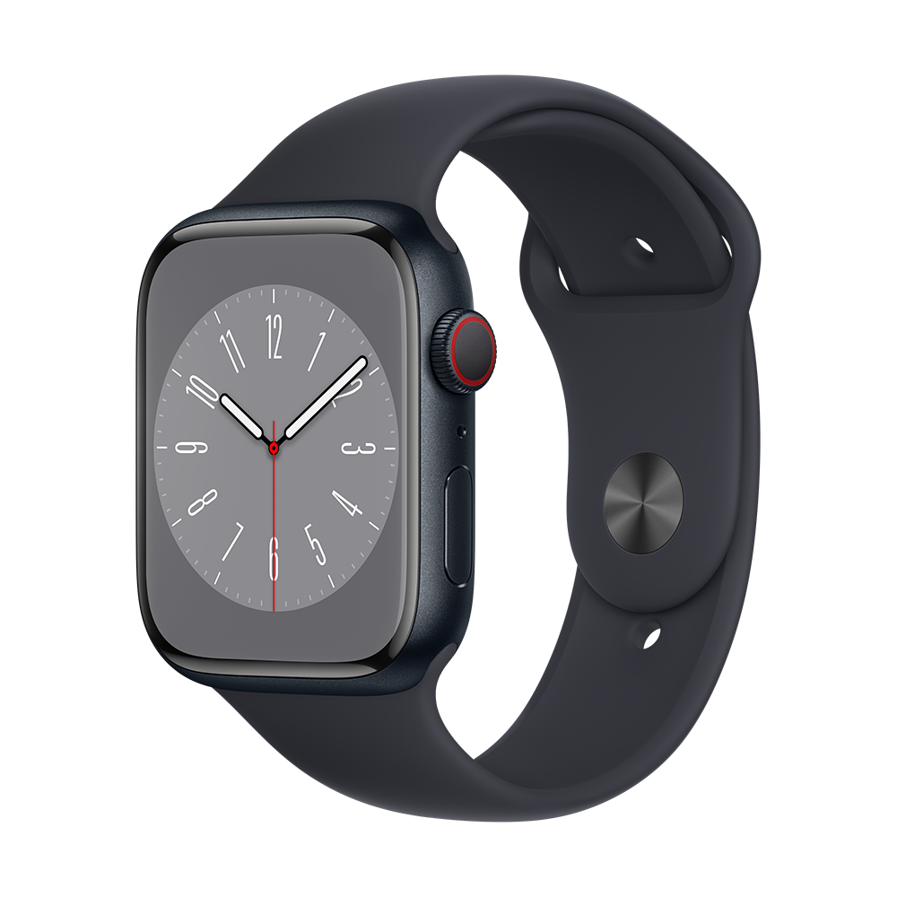 Apple Watch Series 8 - 45mm Midnight Aluminium Case with