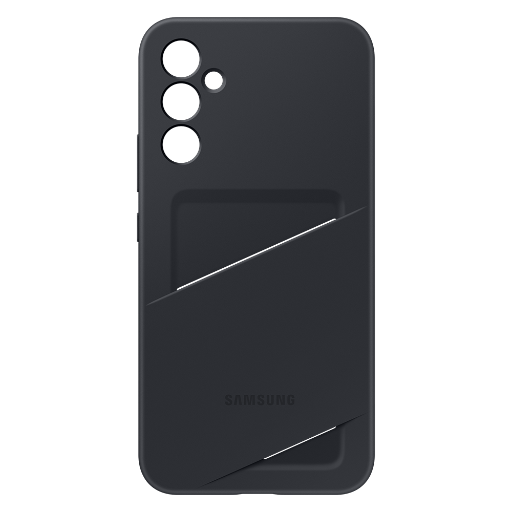 Samsung A34 Hard Cover Card Slot Black